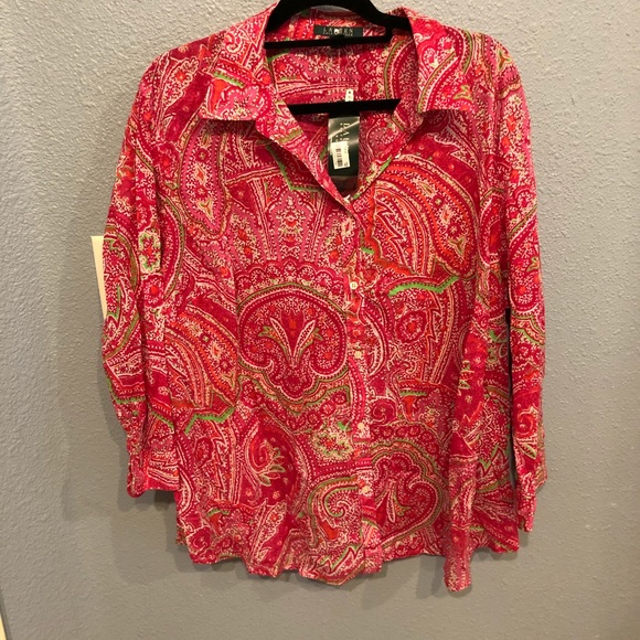 Ralph Lauren Tops - Ralph Lauren Plus 3x long sleeve Top